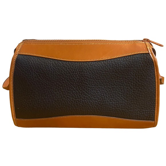 Dooney & Bourke 2 Duck Black Tan All Weather Leather Crossbody Bag - Picture 6 of 15